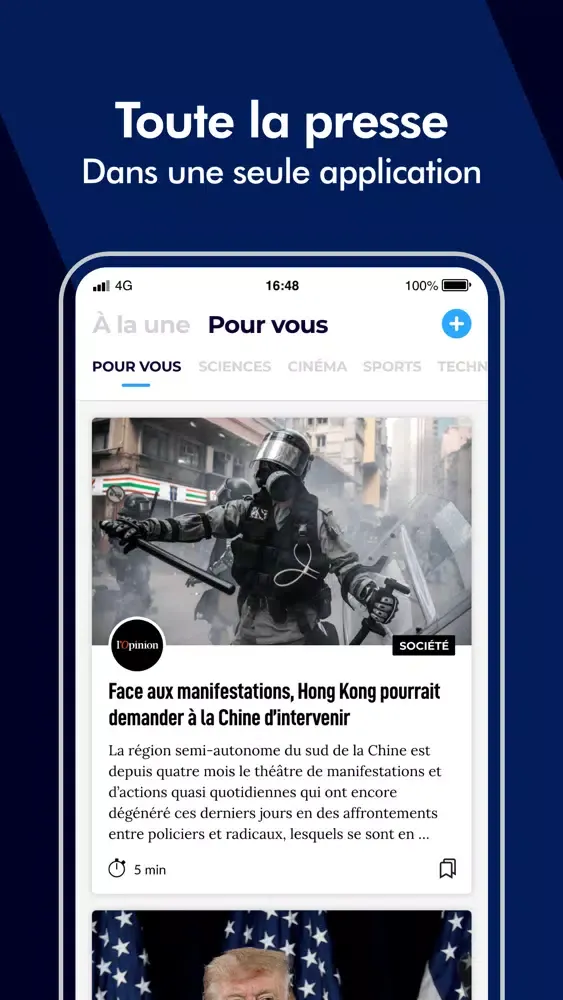 Tangkapan layar Pressmium - Presse en illimité