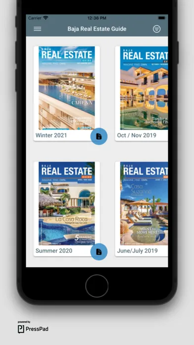 Zrzuty ekranu Baja Real Estate Guide