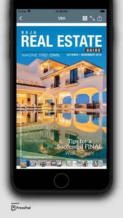 Zrzuty ekranu Baja Real Estate Guide
