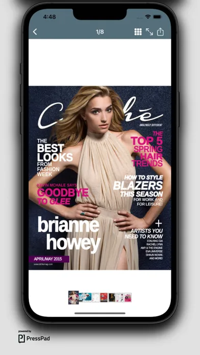 Cliché Magazine app Screenshots