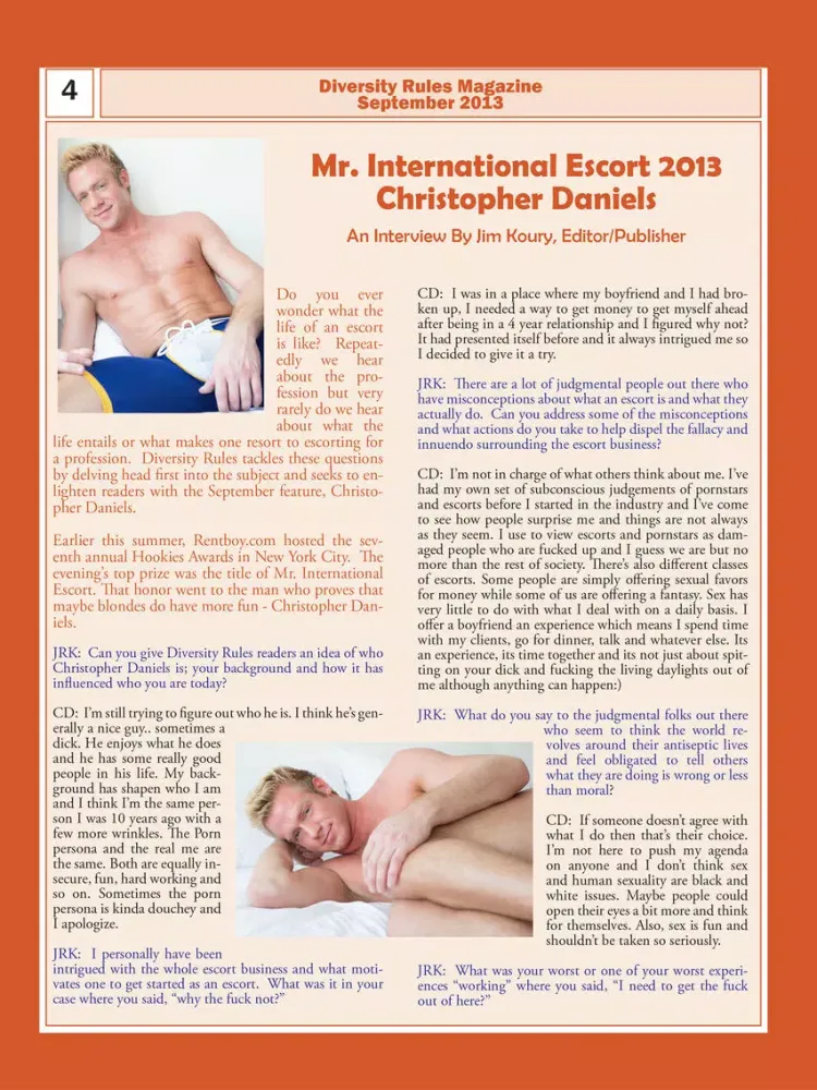Diversity Rules Magazine: Queer community life publication iPad  Screenshots