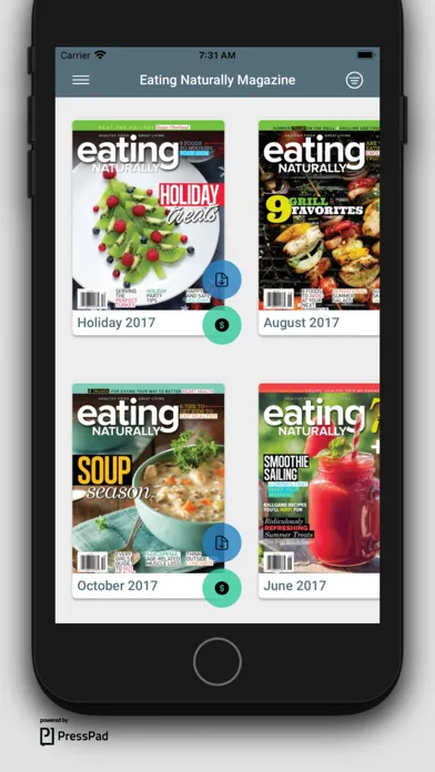 Eating Naturally Magazine سکرین شاٹس