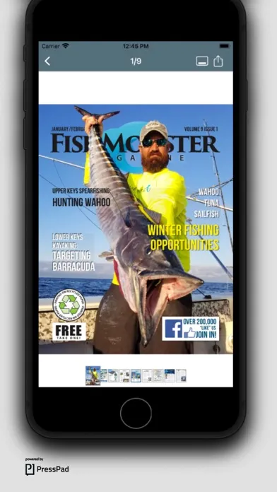 ภาพหน้าจอของ FishMonster lifestyle magazine