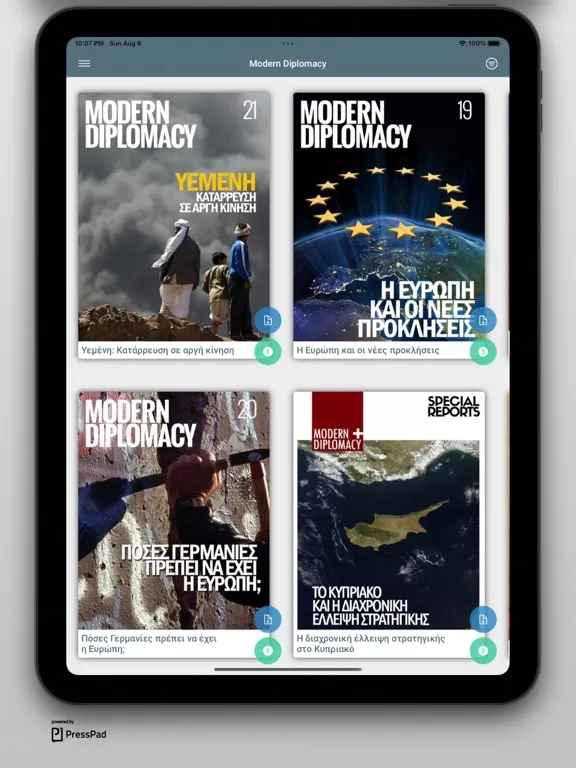 Modern Diplomacy iPad  Screenshots