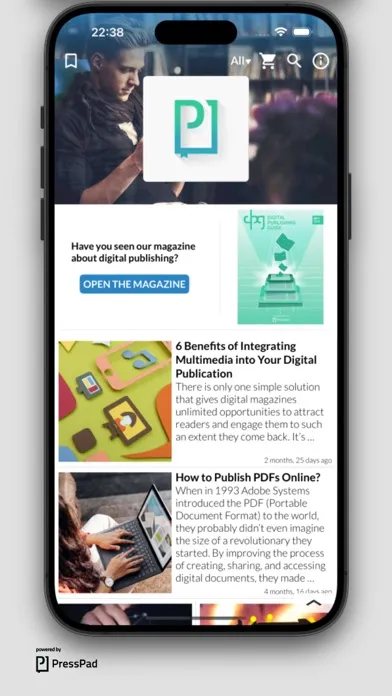Tangkapan skrin App Marketing News