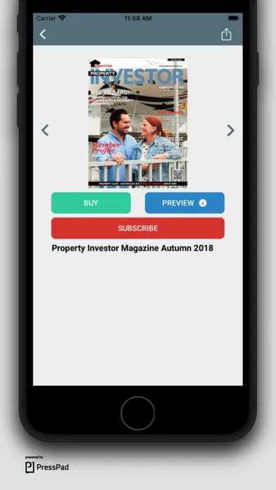 Screenshot di Property Club Magazine