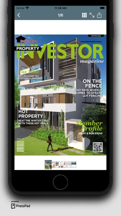 Screenshot di Property Club Magazine