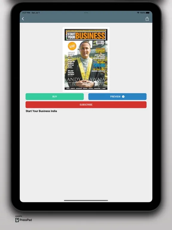 تصاویر Start Your Business India app iPad 