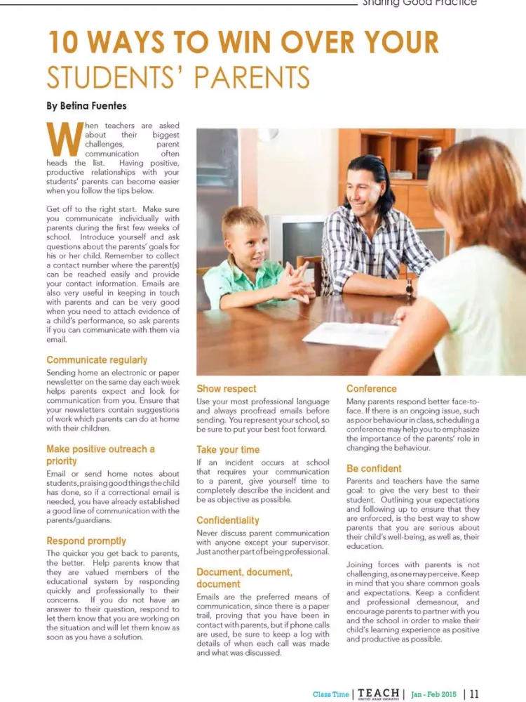 Captures d'écran de Teach Middle East Magazine iPad 