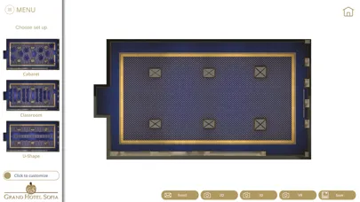 Capturas de tela do GHS Planner
