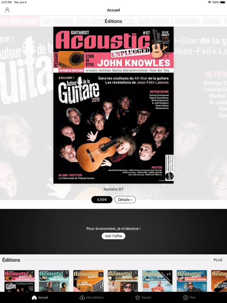 ภาพหน้าจอของ Guitarist Acoustic Unplugged iPad 