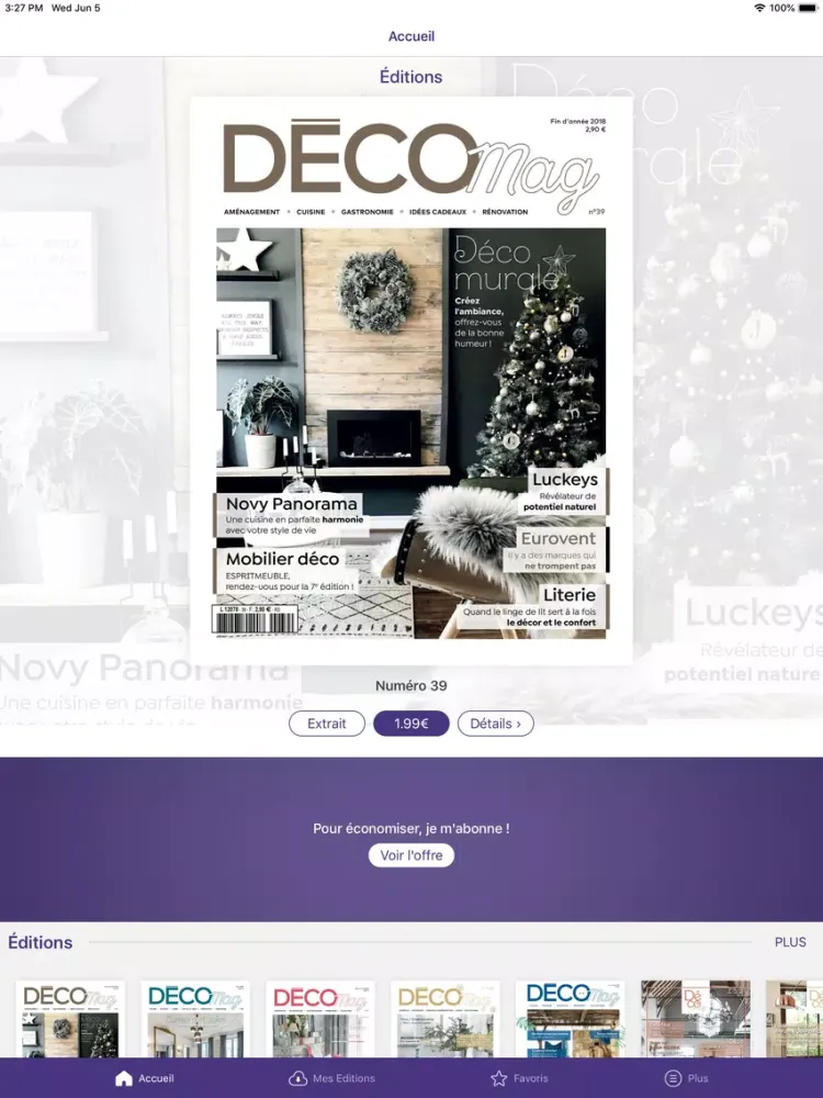 DecoMag iPad 應用截圖