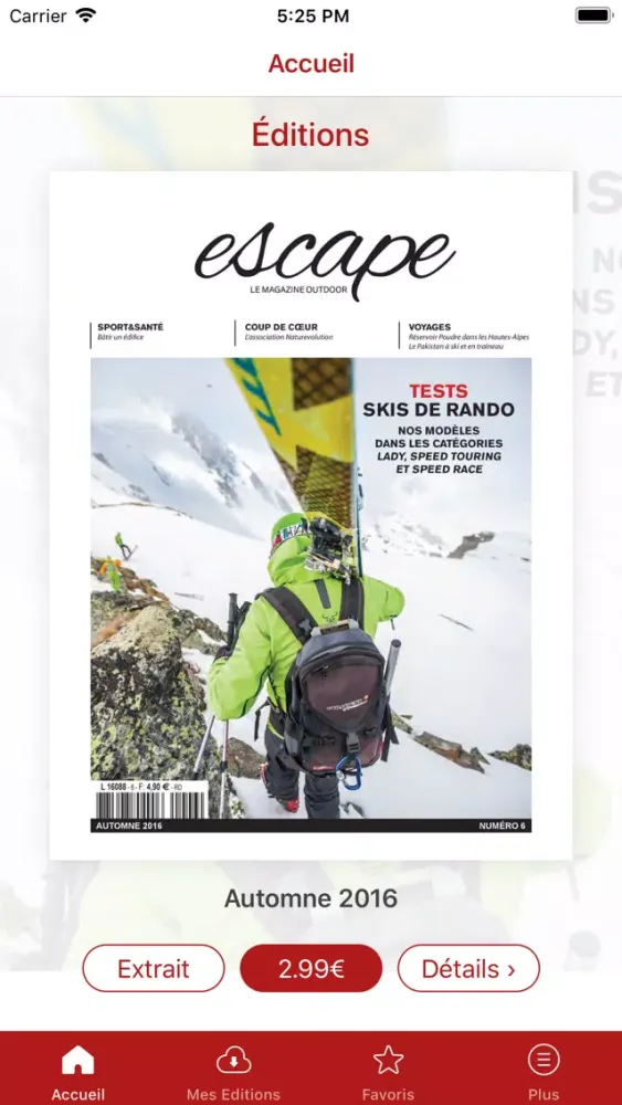 ภาพหน้าจอของ Escape - Le magazine outdoor