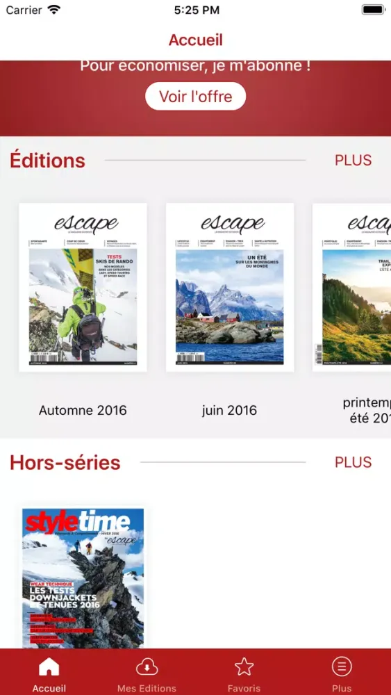 ภาพหน้าจอของ Escape - Le magazine outdoor