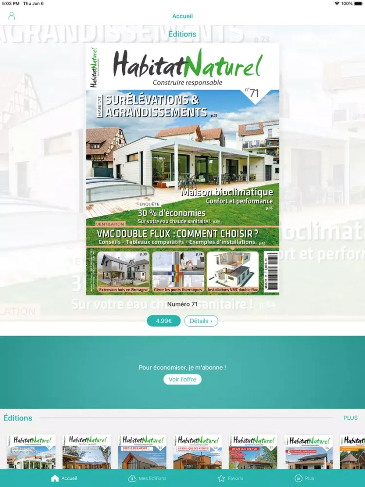 Habitat Naturel iPad  Ekran Görüntüleri
