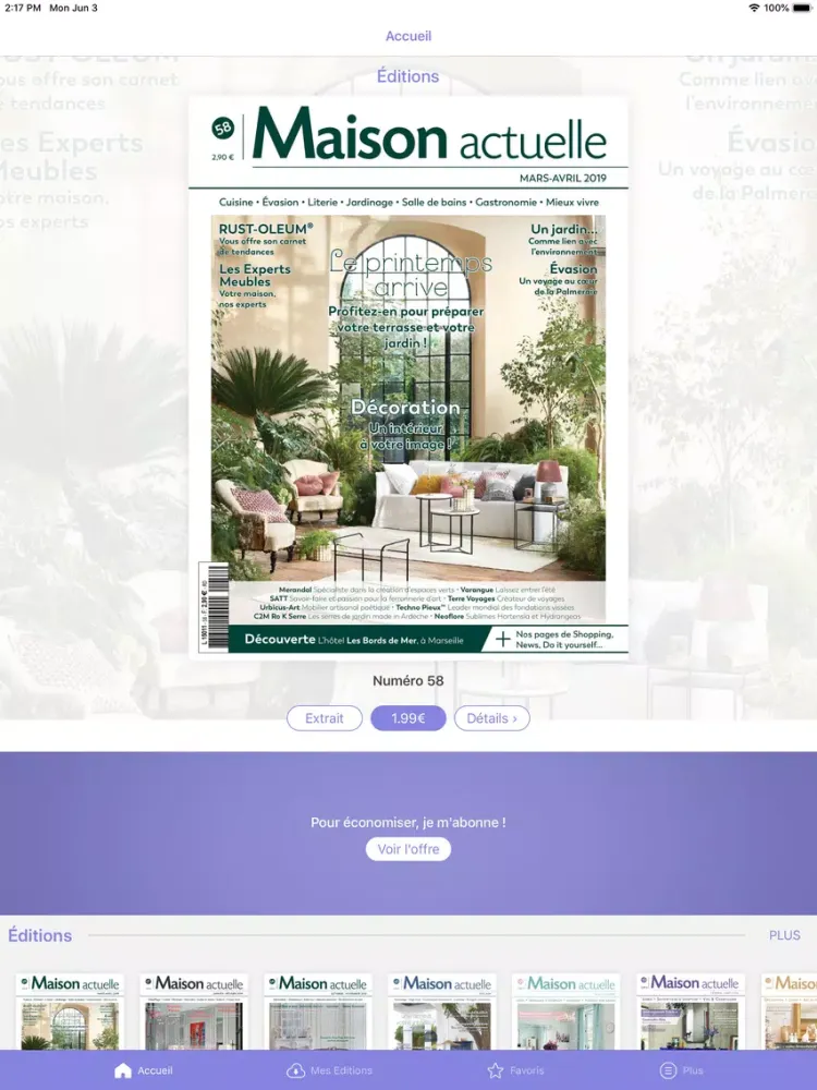 Maison Actuelle iPad 應用截圖