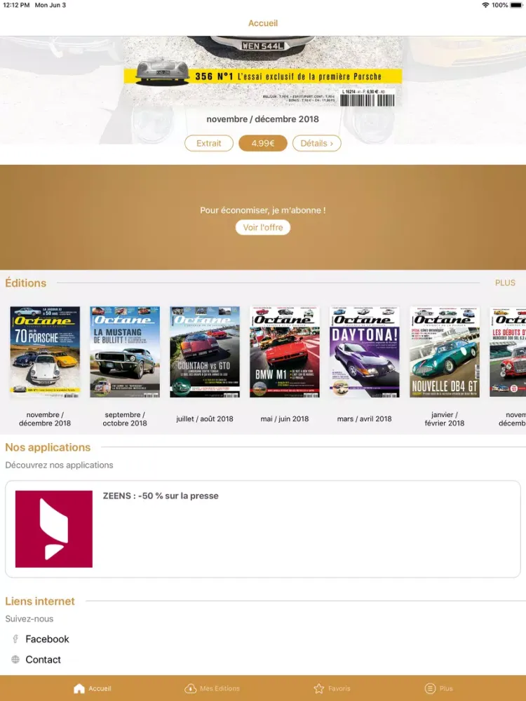 Octane France iPad 应用截图