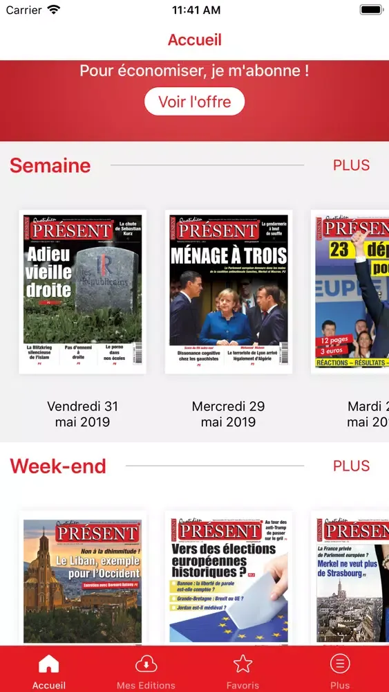 Présent quotidien应用截图