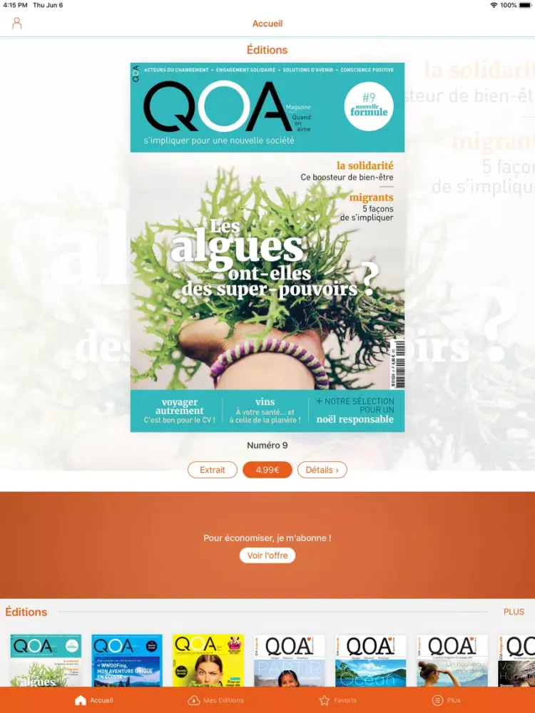 QOA Magazine iPad  स्क्रीनशॉट