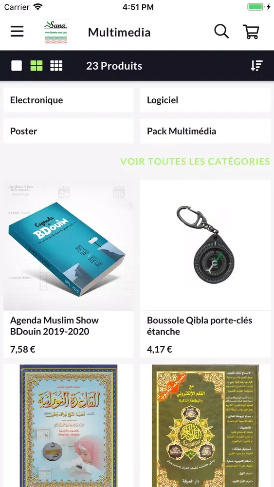 Librairie Sana应用截图