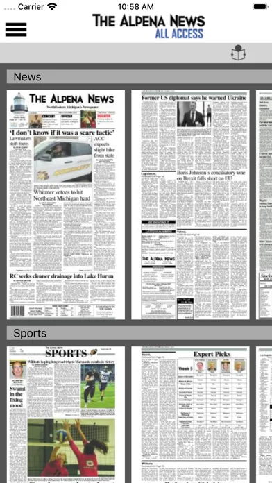The Alpena News All Access سکرین شاٹس