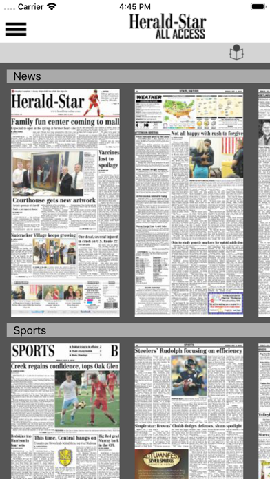 Zrzuty ekranu Herald-Star All Access