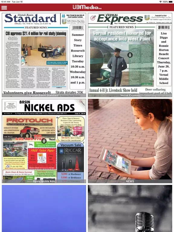 UBMedia.biz iPad 应用截图