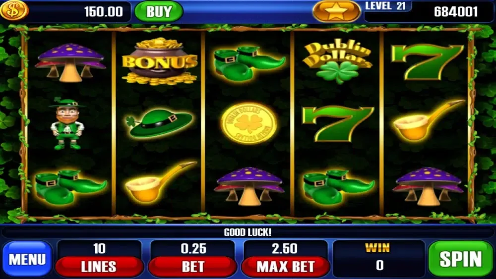 Zrzuty ekranu Dublin Dollars Slots Prestige