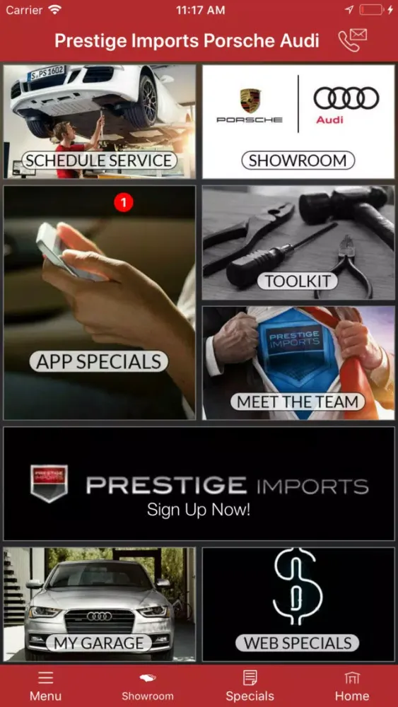 Prestige Imports Porsche Audi應用截圖