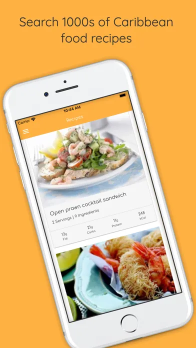 Screenshot di Caribbean Food Recipes