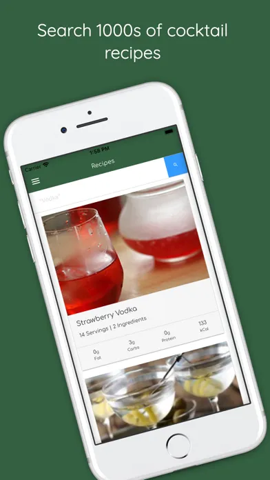Captures d'écran de Cocktail Recipes - Drink mixs