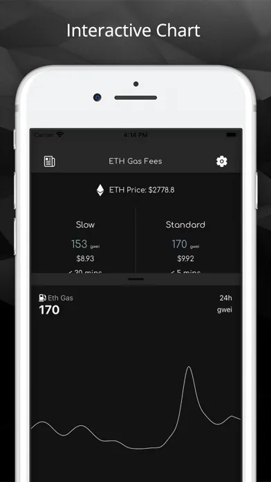 Capturas de pantalla de Crypto Utility - Eth Gas Fees