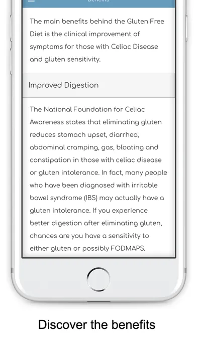 Gluten Free Diet Guide & List Ekran Görüntüleri