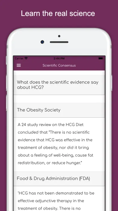 ภาพหน้าจอของ HCG Diet Guide - Weight Loss