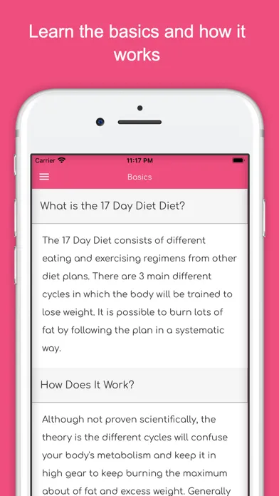 Screenshot di 17 Day Diet Guide