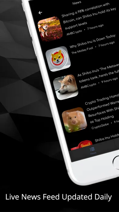 MyShib Shiba Inu Coin Tracking Ekran Görüntüleri