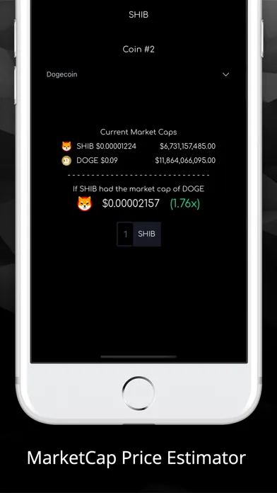 MyShib Shiba Inu Coin Tracking Ekran Görüntüleri