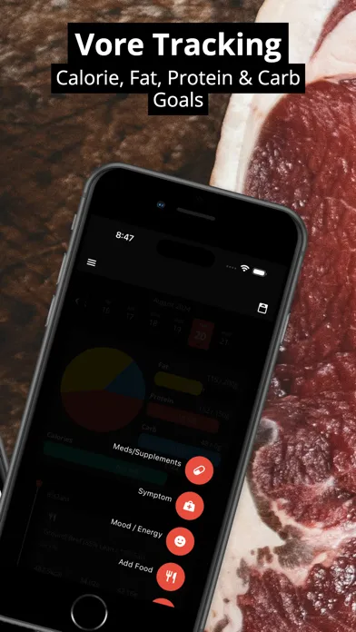 ภาพหน้าจอของ Vore: Carnivore Diet Tracker