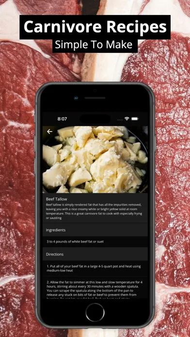 ภาพหน้าจอของ Vore: Carnivore Diet Tracker