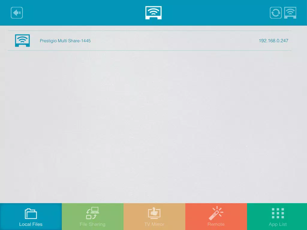 ภาพหน้าจอของ MultiCenter Remote Control for iPad iPad 