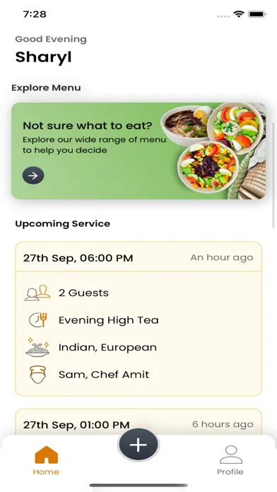 Screenshot di BookMyChef: Chefs & Catering