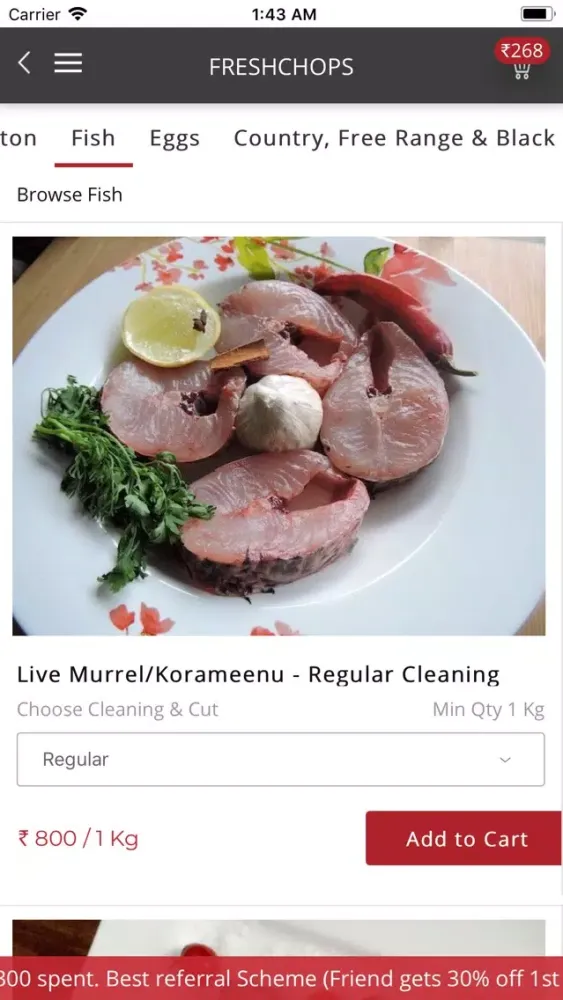 Screenshot di FreshChops