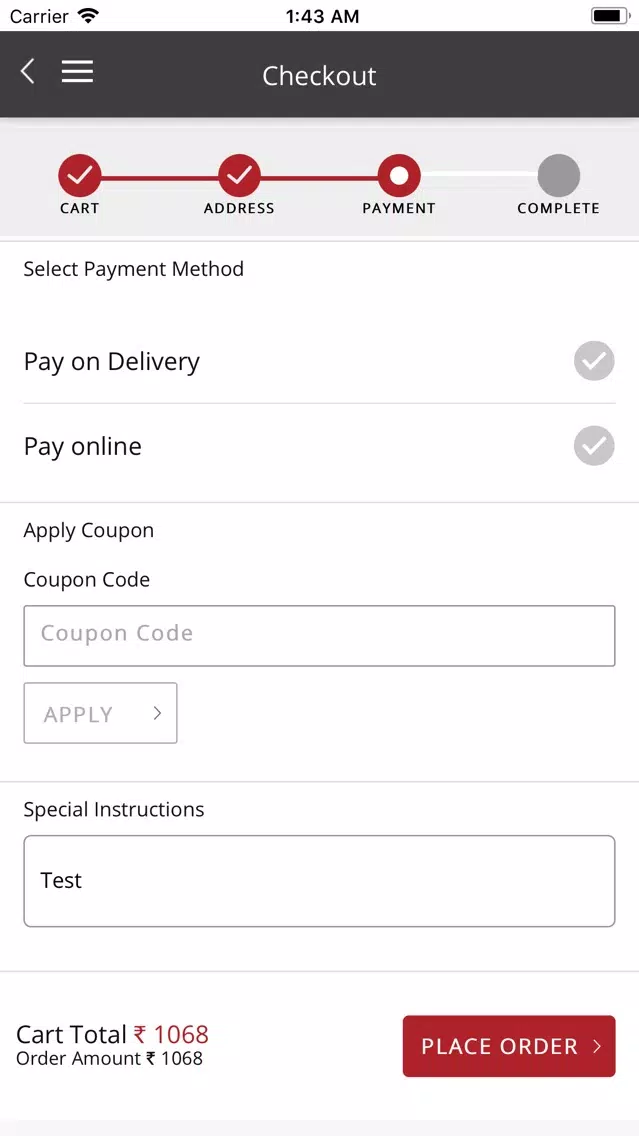 FreshChops سکرین شاٹس