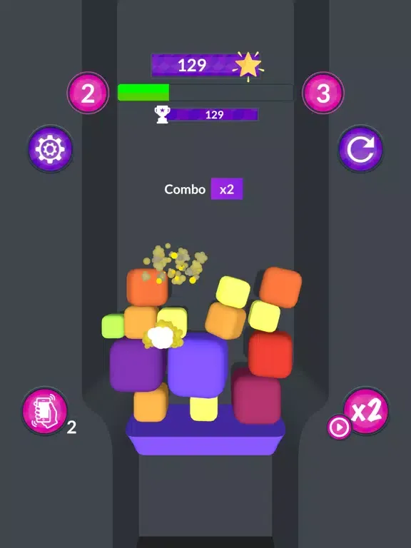 Zrzuty ekranu 2048 Gums 3D iPad 