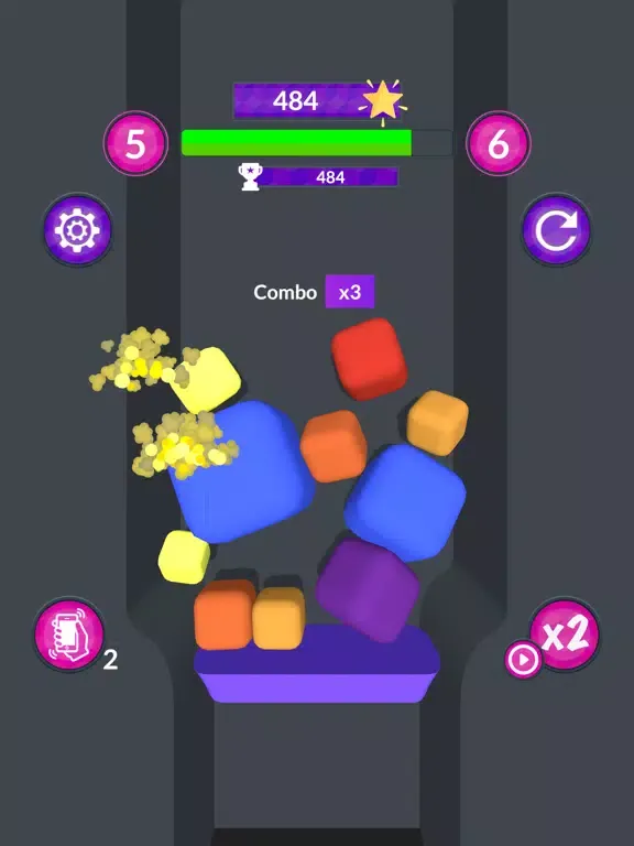 Zrzuty ekranu 2048 Gums 3D iPad 
