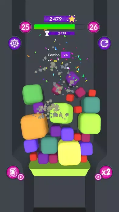 Zrzuty ekranu 2048 Gums 3D