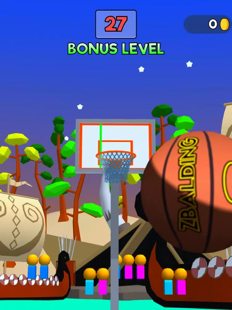 ภาพหน้าจอของ Dribble Dunk 3D iPad 