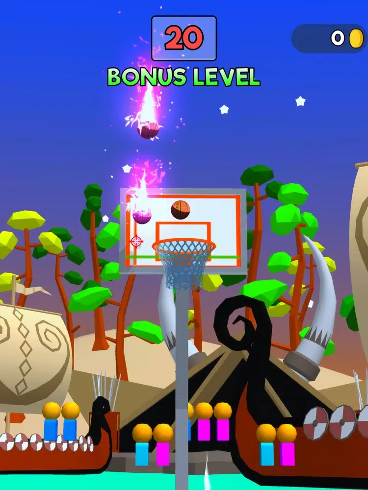 ภาพหน้าจอของ Dribble Dunk 3D iPad 