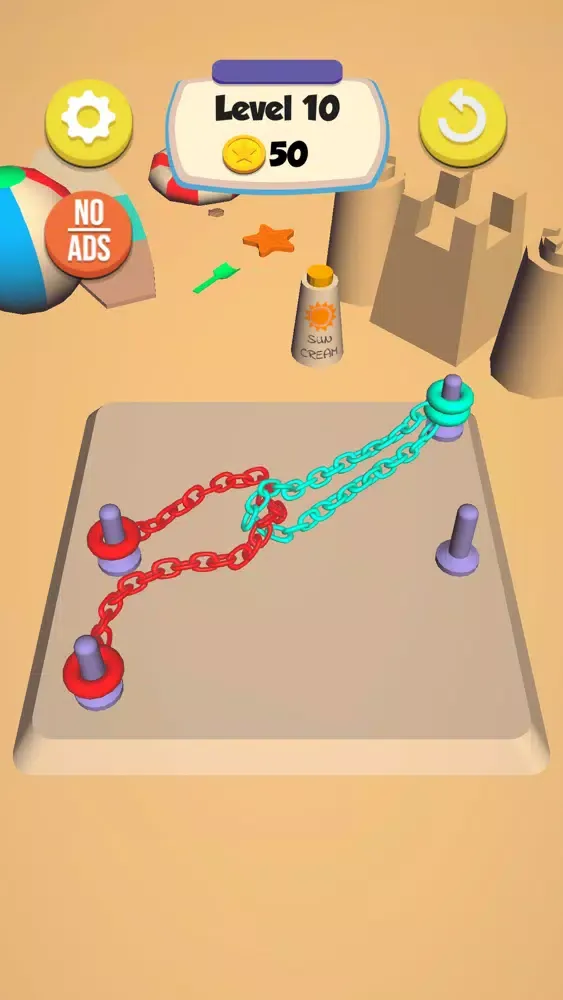 Tangkapan skrin Chain Knots