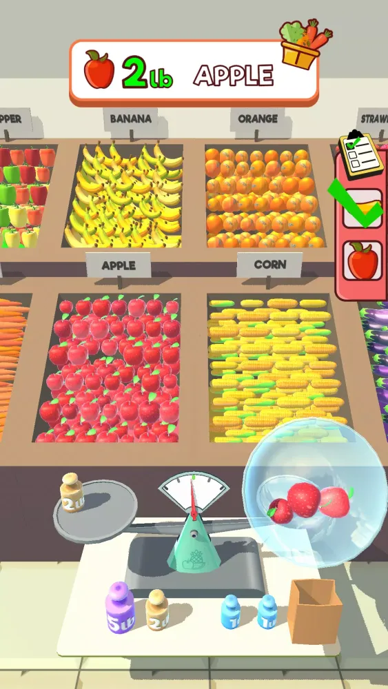Capturas de tela do Greengrocer
